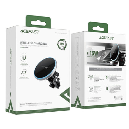Kfz-Wireless-Ladegerät Acefast D3, 15W, 1.67A, Silber