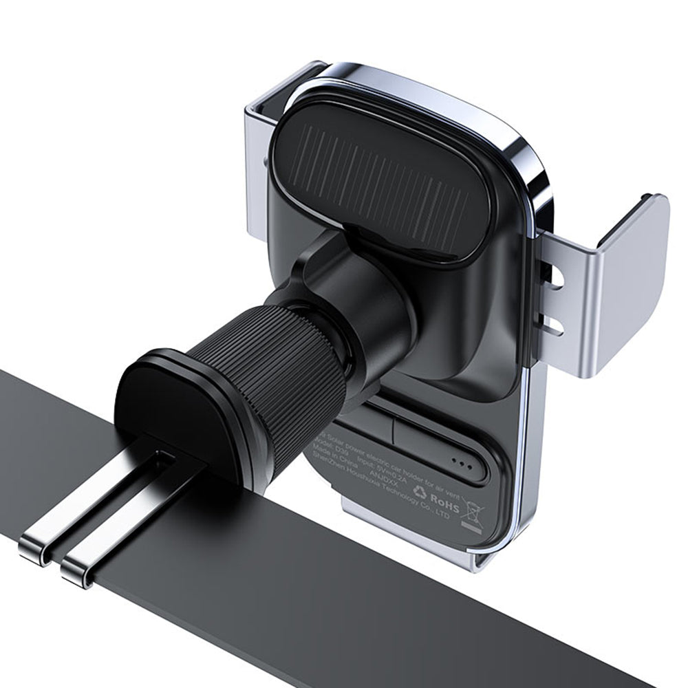 Auto Wireless-Ladegerät Acefast D39 mit Solarpanel, 15W, 1.67A, Schwarz