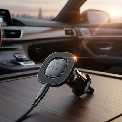 Chargeur Auto Sans Fil Acefast D46, 15W, 1.67A, Noir