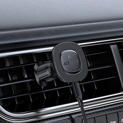 Chargeur Auto Sans Fil Acefast D46, 15W, 1.67A, Noir