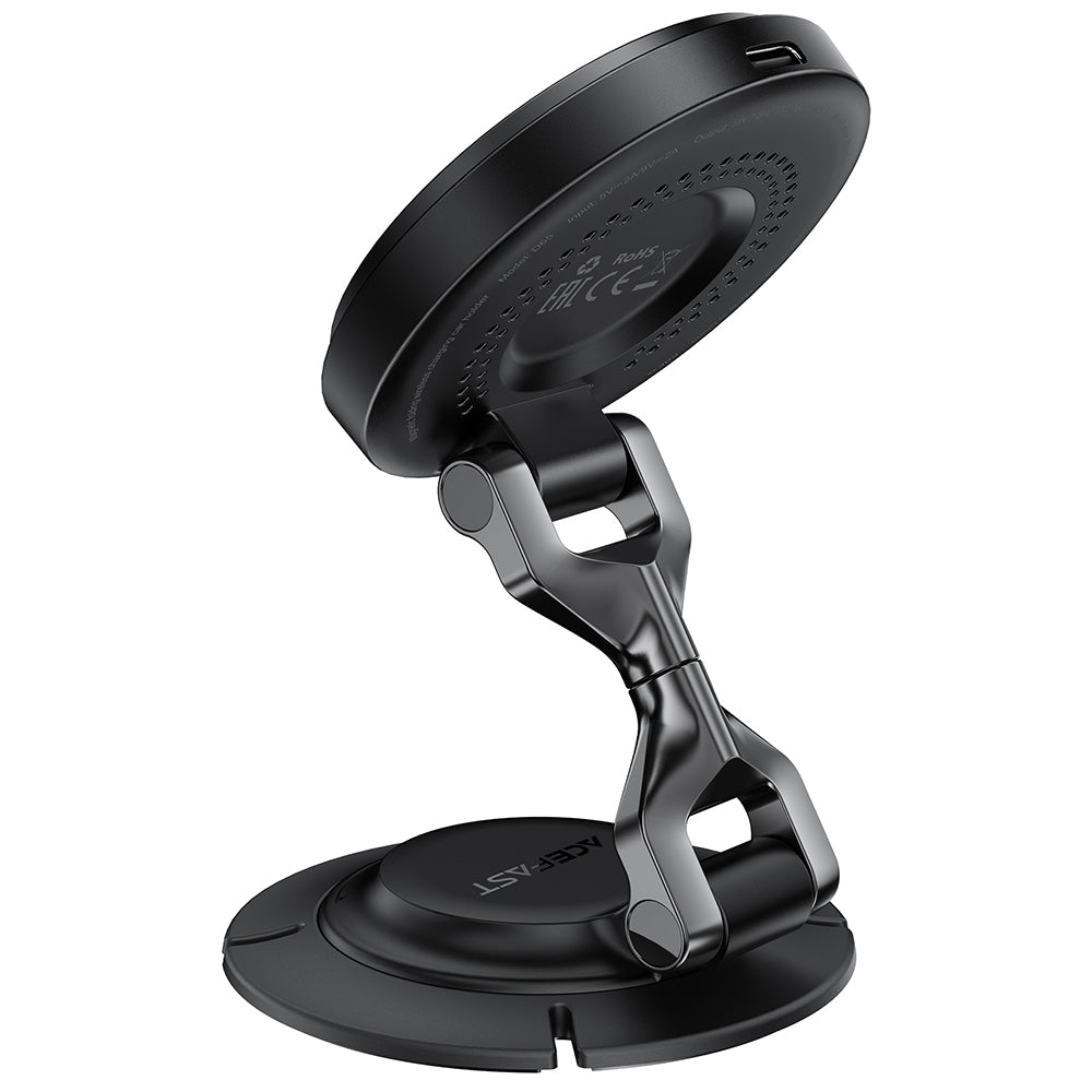 Kfz-Wireless-Ladegerät Acefast D65, 15W, 1.67A, Schwarz