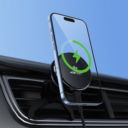 Acefast D66 Wireless Auto-Ladegerät, 25W, Schwarz