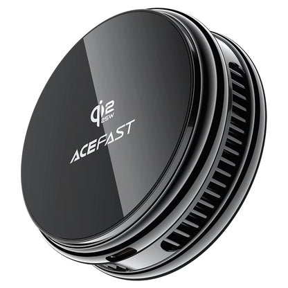 Acefast E47 2in1 Wireless Netzladegerät, 25W, Schwarz
