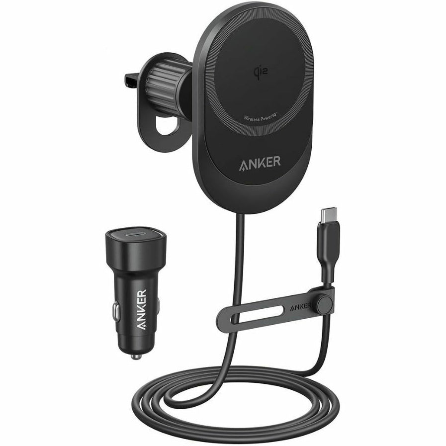 Anker MagGo Kfz-Wireless-Ladegerät, 15W, 1.67A, Schwarz B2932G11