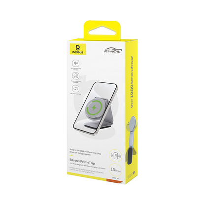 Auto Wireless Ladegerät Baseus PrimeTrip C02, 15W, 1.67A, Grau C40169003831-00