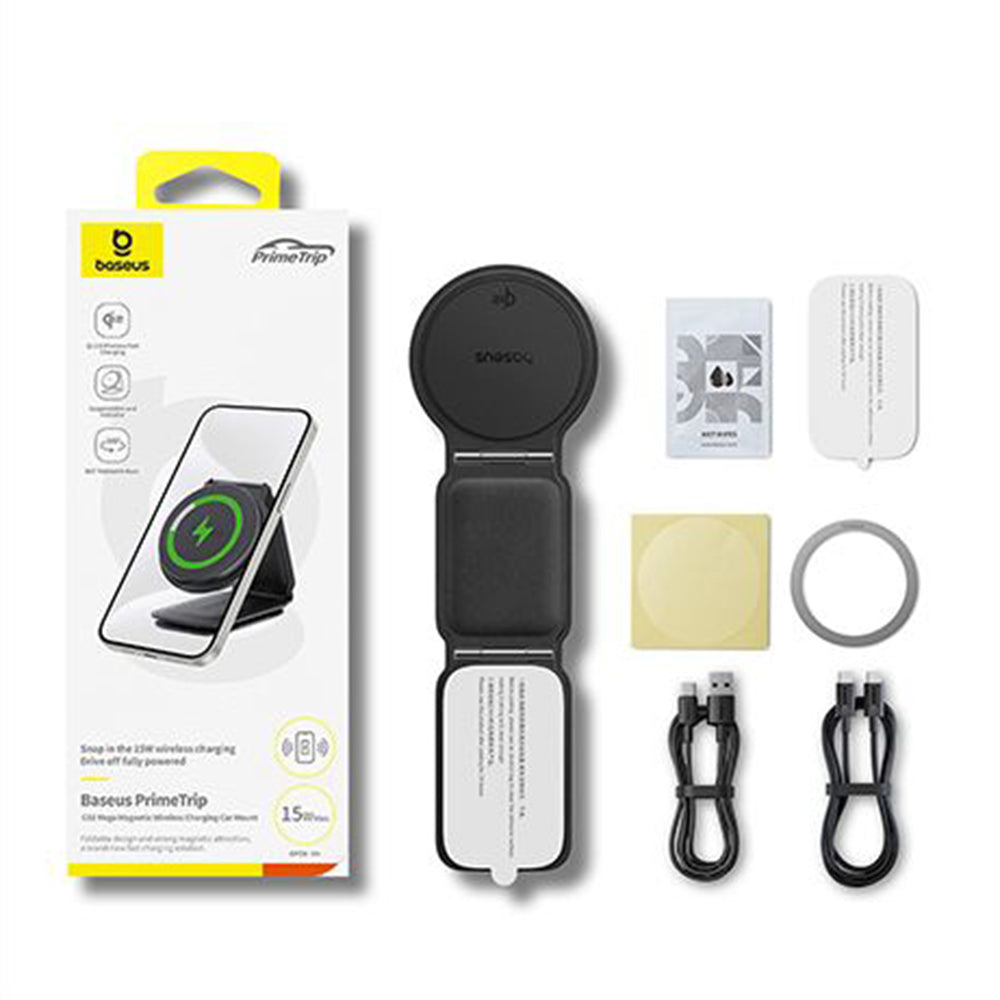 Auto Wireless Ladegerät Baseus PrimeTrip C02, 15W, 1.67A, Grau C40169003831-00