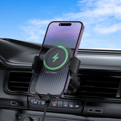 Auto Wireless-Ladegerät Borofone BH221 Path, 15W, 1.67A, Schwarz