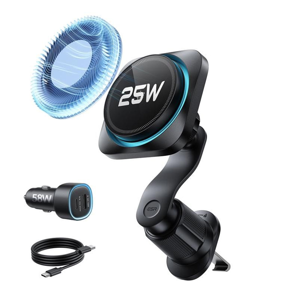 Chargeur Auto Sans Fil ESR, 25W, Noir