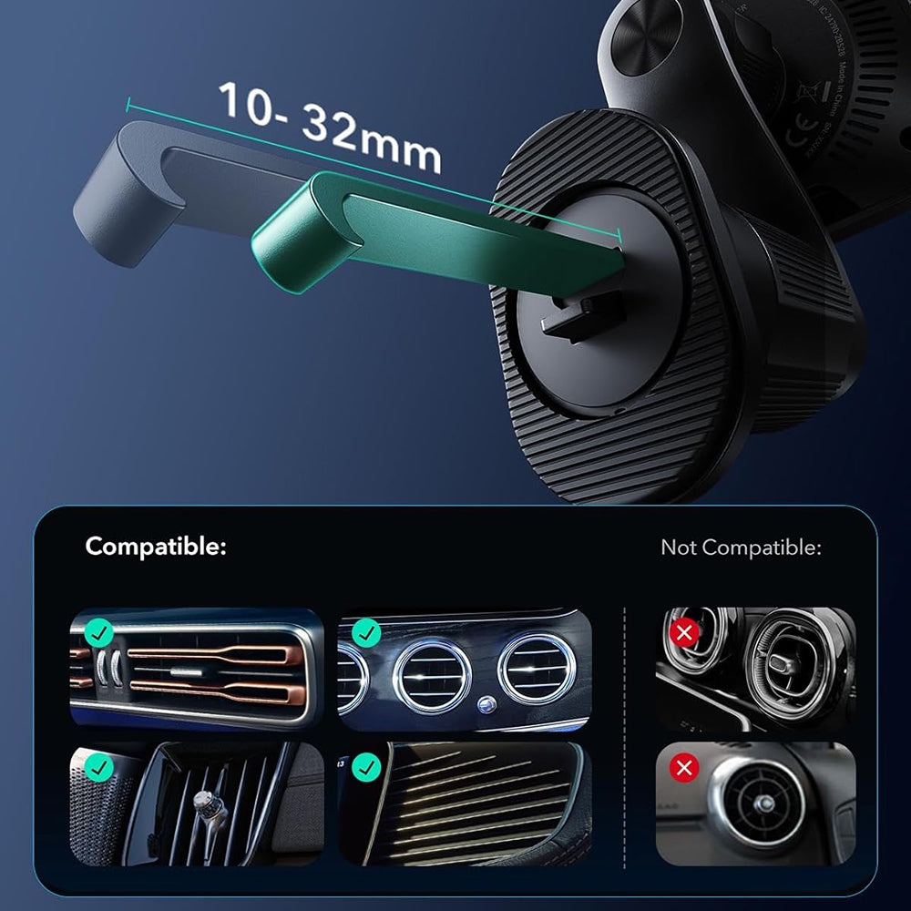 Chargeur Auto Sans Fil ESR, 25W, Noir