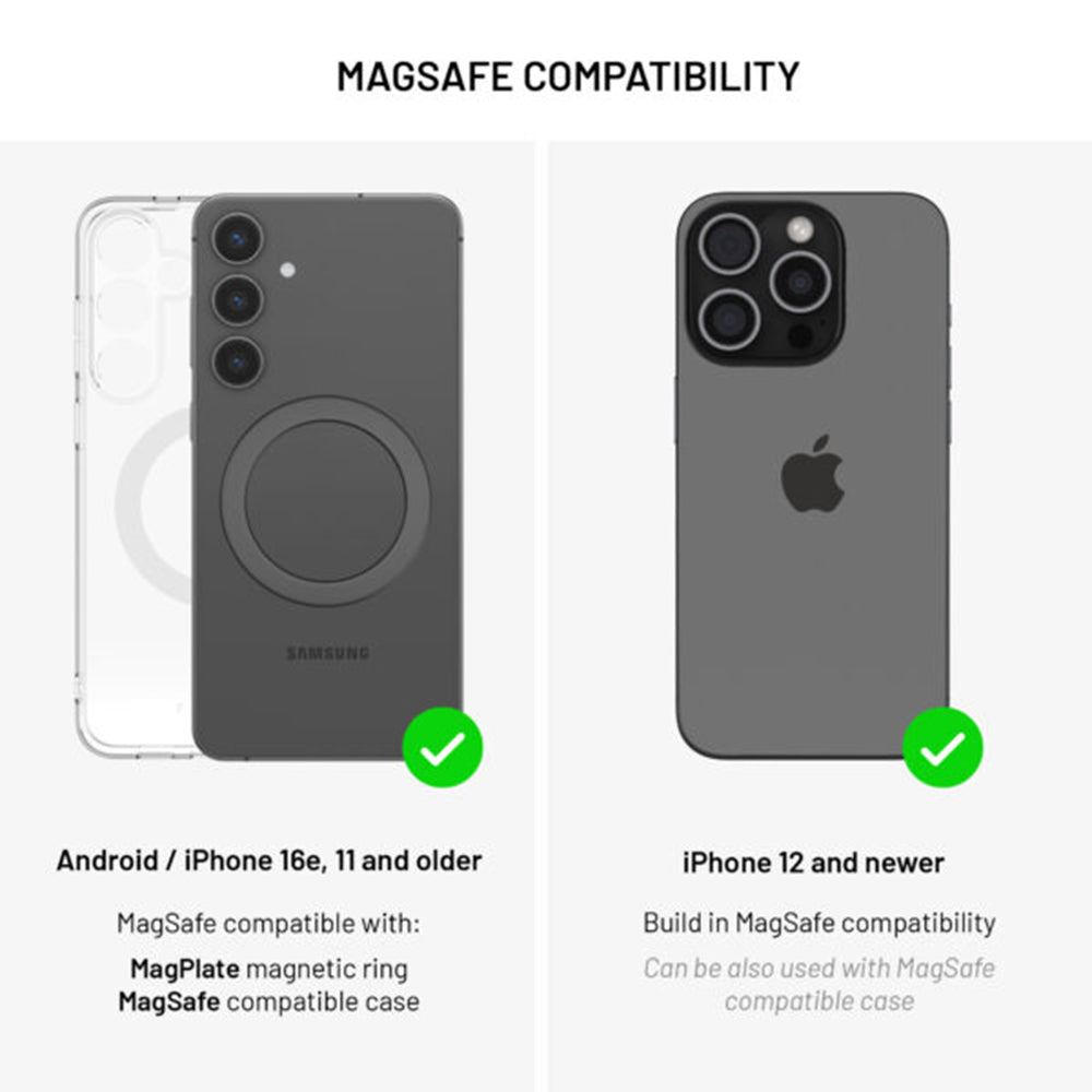 Kfz-Ladegerät Wireless Fixed MagRound 2 XL, 15W, 1.67A, Schwarz