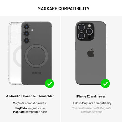 Kfz-Ladegerät Wireless Fixed MagRound 2 XL, 15W, 1.67A, Schwarz