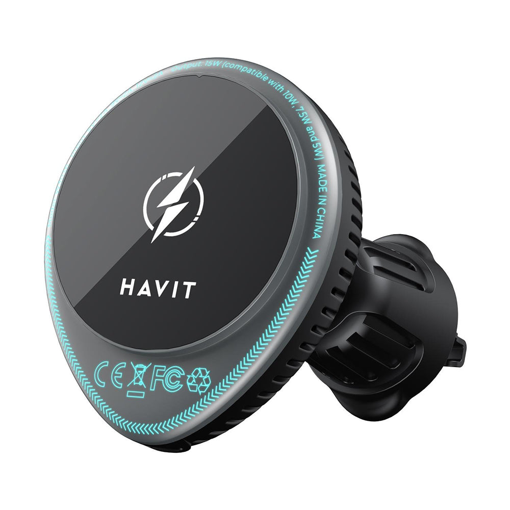 Chargeur Auto Sans Fil HAVIT W3036, 15W, 1.67A, Noir