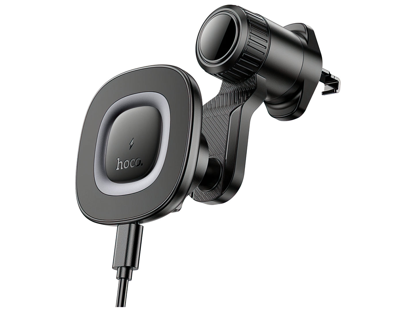 Chargeur Auto Sans Fil HOCO HW30, 15W, 1.67A, Noir