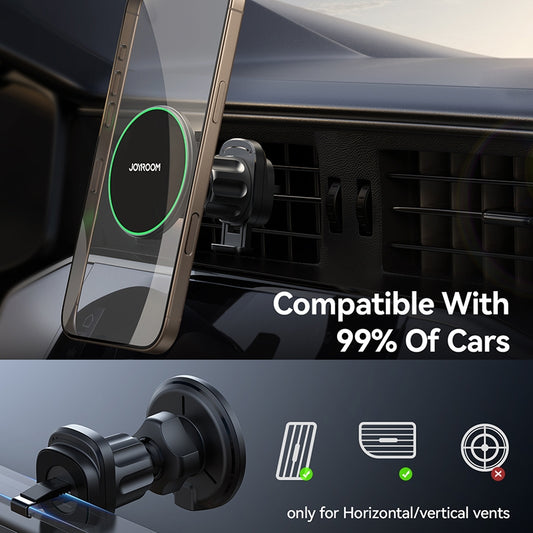 Chargeur Auto Sans Fil Joyroom JR-ZS412, 15W, 1.67A, Noir
