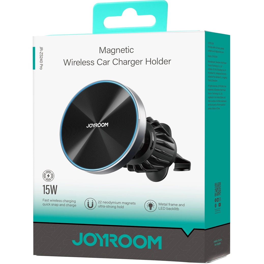 Kfz-Wireless-Ladegerät Joyroom JR-ZS240 Pro, 15W, 1.67A, Schwarz