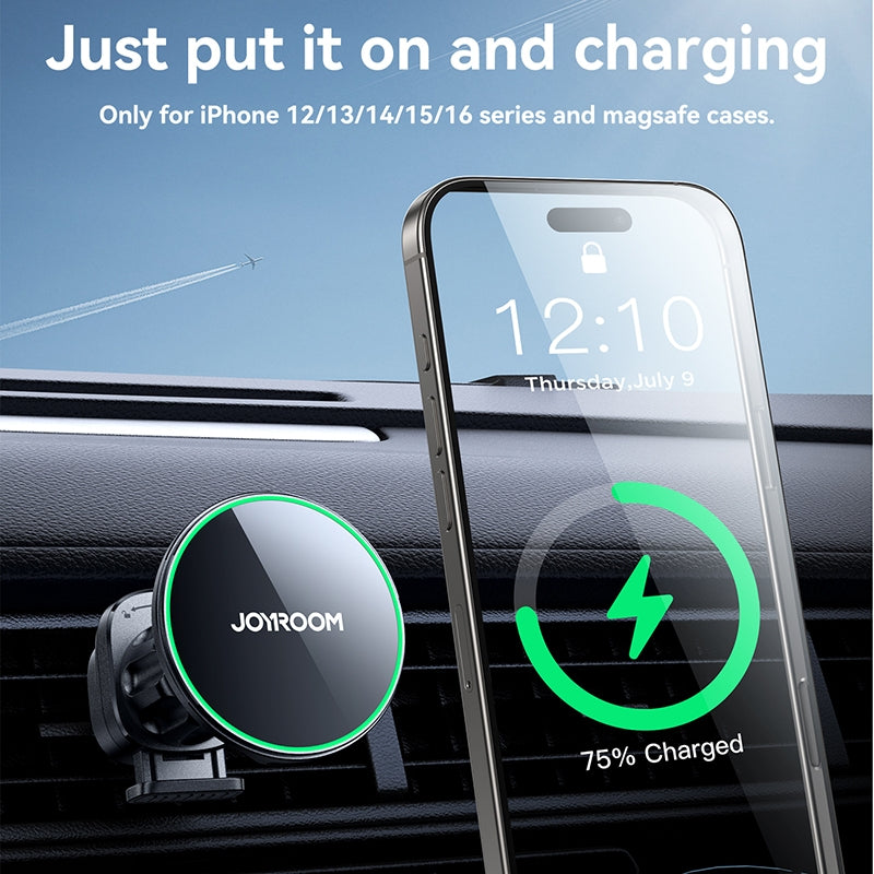 Chargeur Auto Sans Fil Joyroom JR-ZS412, 15W, 1.67A, Noir