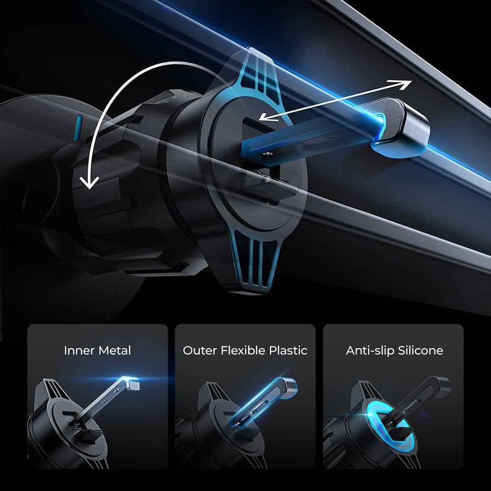 Chargeur Auto Sans Fil Lisen, 15W, 1.67A, Noir YL0223070007