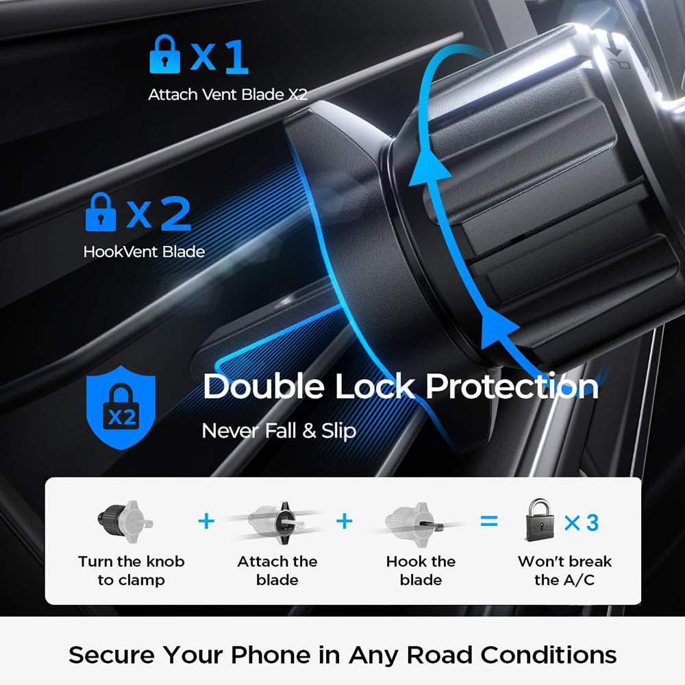 Chargeur Auto Sans Fil Lisen, 15W, 1.67A, Noir YL0223070009