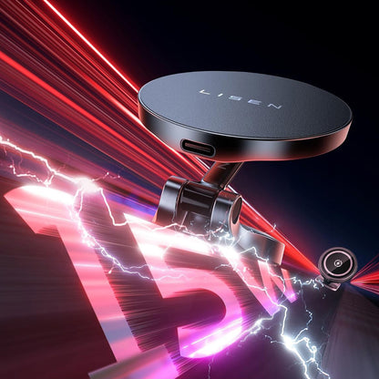 Chargeur Auto Sans Fil Lisen, 15W, 1.67A, Noir YL0223090006