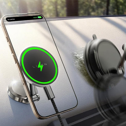 Chargeur Auto Sans Fil Lisen, 15W, 1.67A, Noir YL0223090006