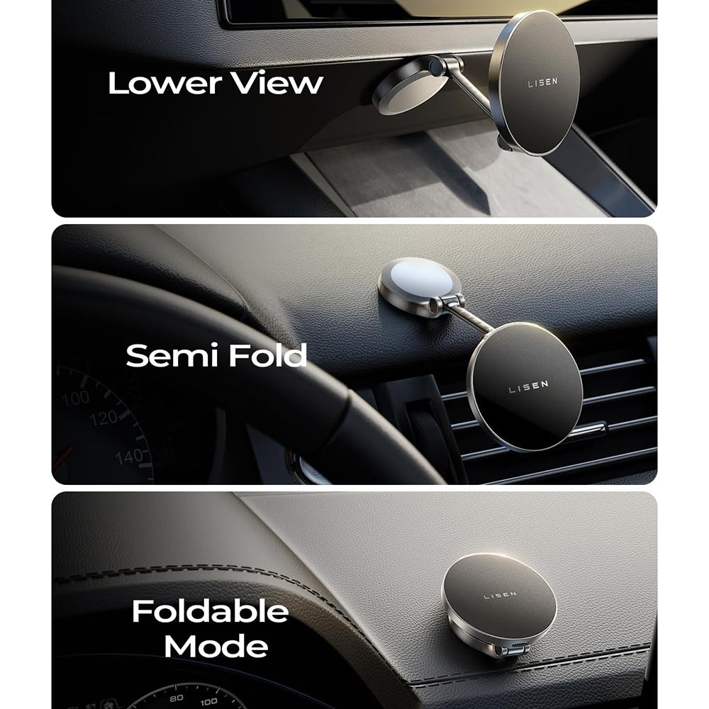 Chargeur Auto Sans Fil Lisen, 15W, 1.67A, Noir YL0223090006