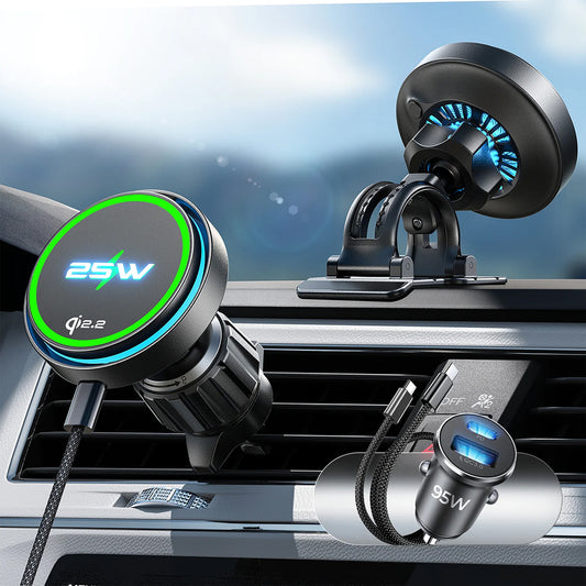 Chargeur Auto Sans Fil Lisen W116, 25W, Noir YL0225060018
