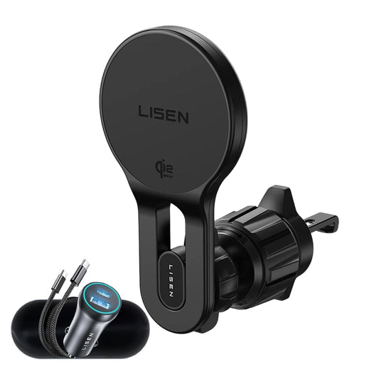 Chargeur Auto Sans Fil Lisen W704 Pro, 25W, Noir YL0225090003