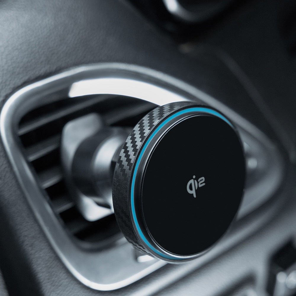 Chargeur Auto Sans Fil Proove Graphite Circle, 15W, 1.67A, Noir WHGC15010001