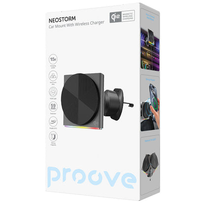 Kfz-Ladegerät Wireless Proove Neostorm, 15W, 1.67A, Grau WHNS15002003
