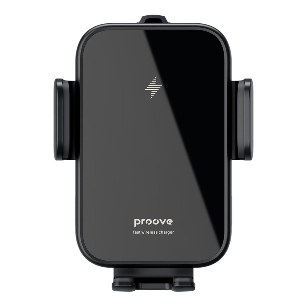 Proove Triple Clamp Wireless Car Charger, 15W, 1.67A, Black WHTC15010001