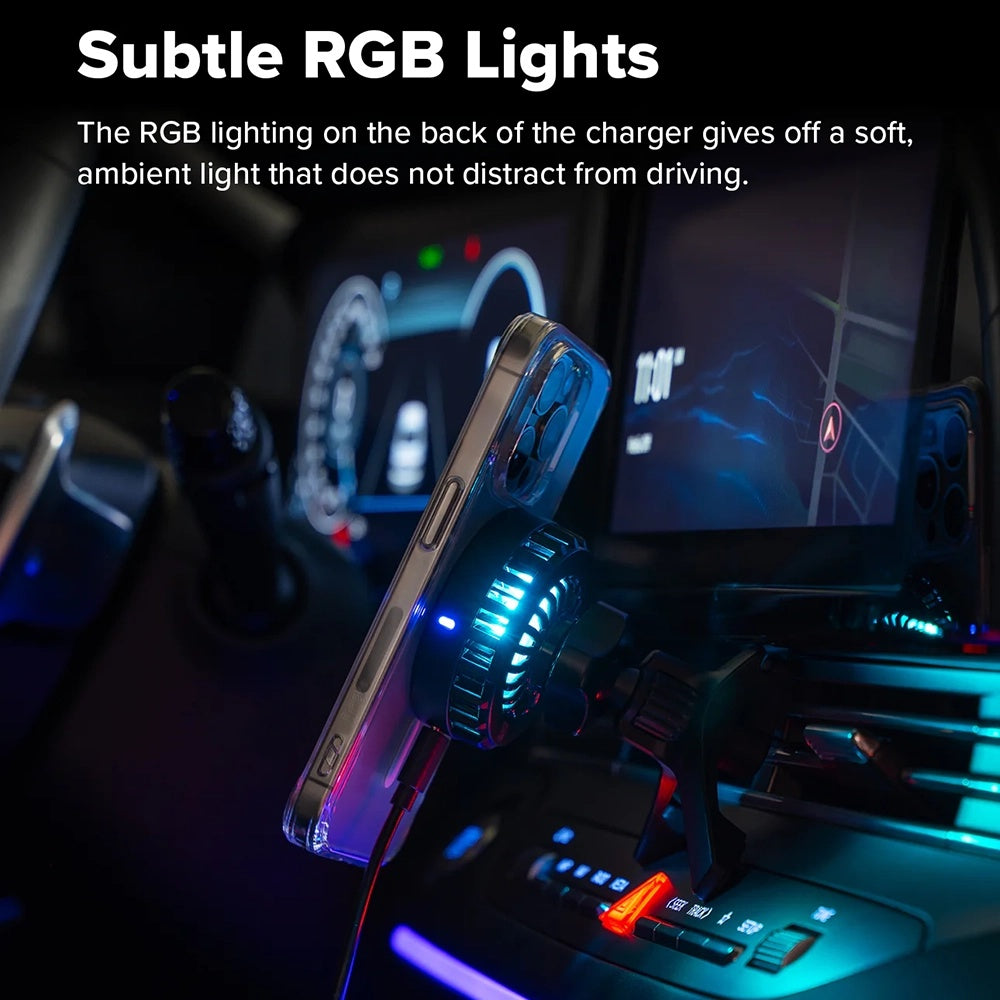 Ringke Wireless Auto-Ladegerät, 15W, 1.67A, Schwarz