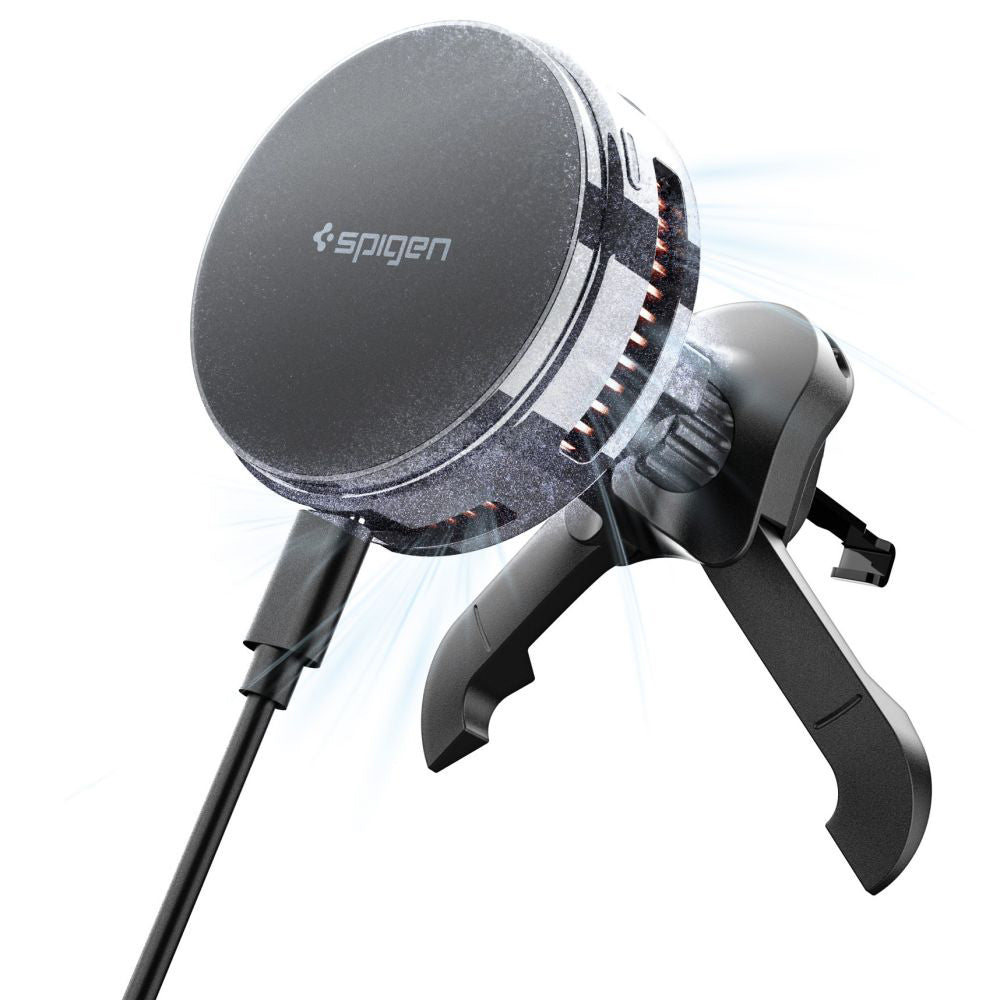 Kfz-Ladegerät Wireless Spigen Essential, 25W, 1.67A, Schwarz