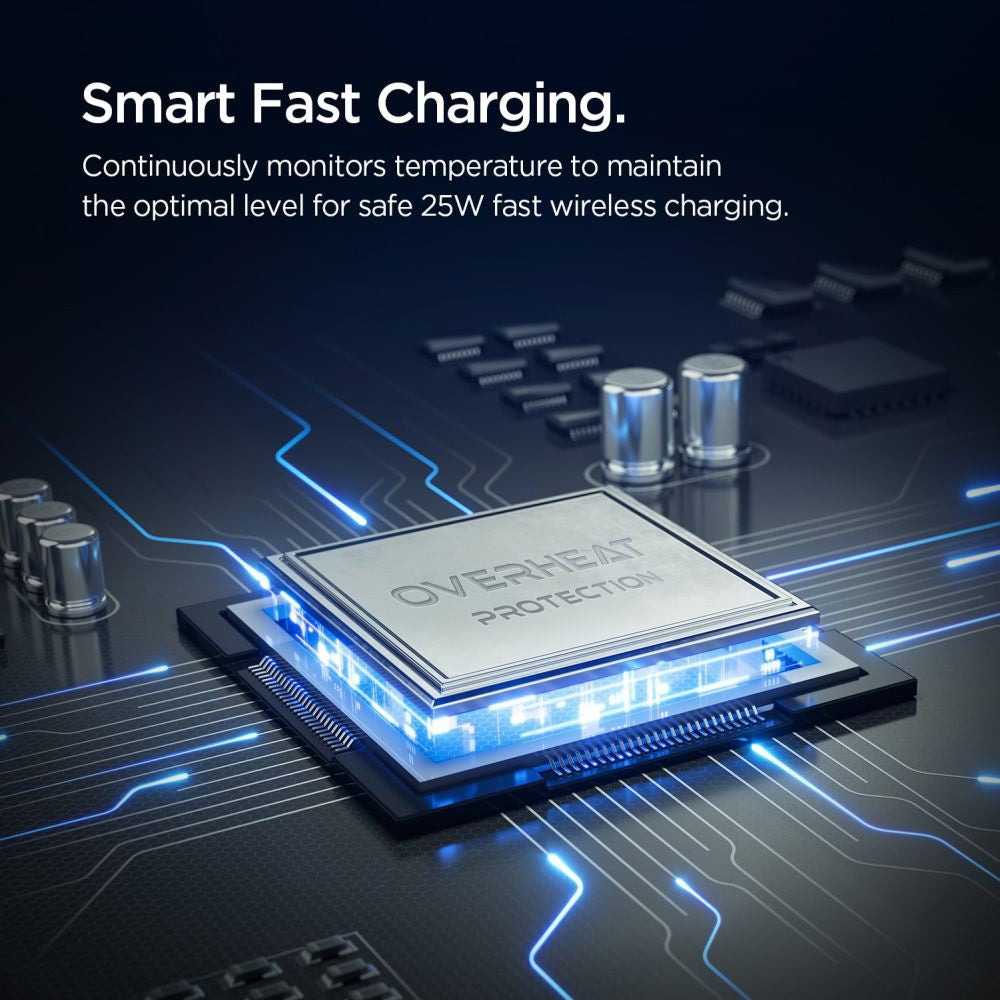 Kfz-Ladegerät Wireless Spigen Essential, 25W, 1.67A, Schwarz