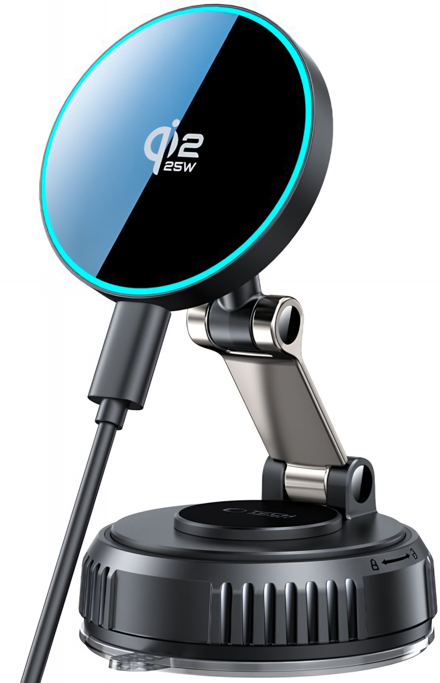 Tech-Protect MM25W-V8 Wireless Car Charger, 25W, Black