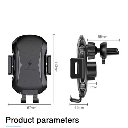 Auto Wireless Ladegerät Techsuit CAPD032 Premium, 10W, 1.1A, Schwarz