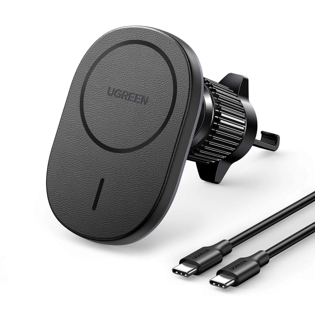 Kfz-Wireless-Ladegerät UGREEN CD345 Vent, 15W, 1.67A, Schwarz