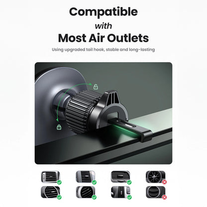 Kfz-Wireless-Ladegerät UGREEN CD345 Vent, 15W, 1.67A, Schwarz