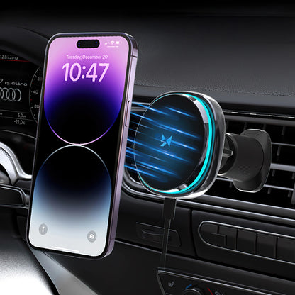 Kfz-Wireless-Ladegerät WZK WCT5-Q6S2Y, 15W, 1.67A, Schwarz