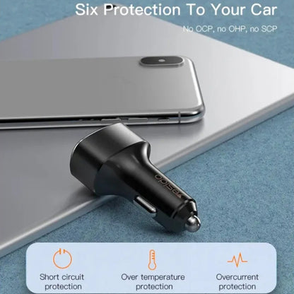 Auto-Ladegerät Yesido Y46, 42W, 3A, 3 x USB-A, Schwarz