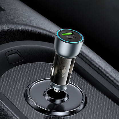 Auto-Ladegerät Yesido Y49, 30W, 3A, 1 x USB-A - 1 x USB-C, Grau