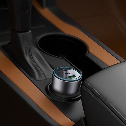 Auto-Ladegerät Yesido Y59, 200W, 5A, 1 x USB-A - 2 x USB-C, Schwarz