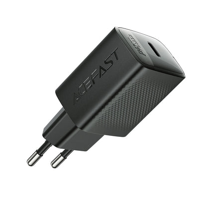 Chargeur Réseau Acefast A104, 25W, 3A, 1 x USB-C, Noir