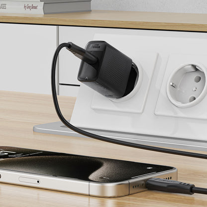 Chargeur Réseau Acefast A104, 25W, 3A, 1 x USB-C, Noir