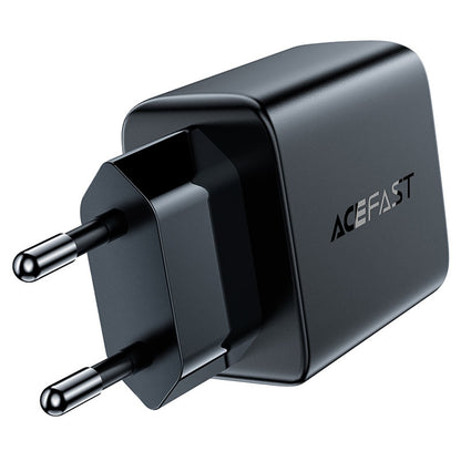 Chargeur réseau Acefast A33, 18W, 3A, 2 x USB-A, Noir