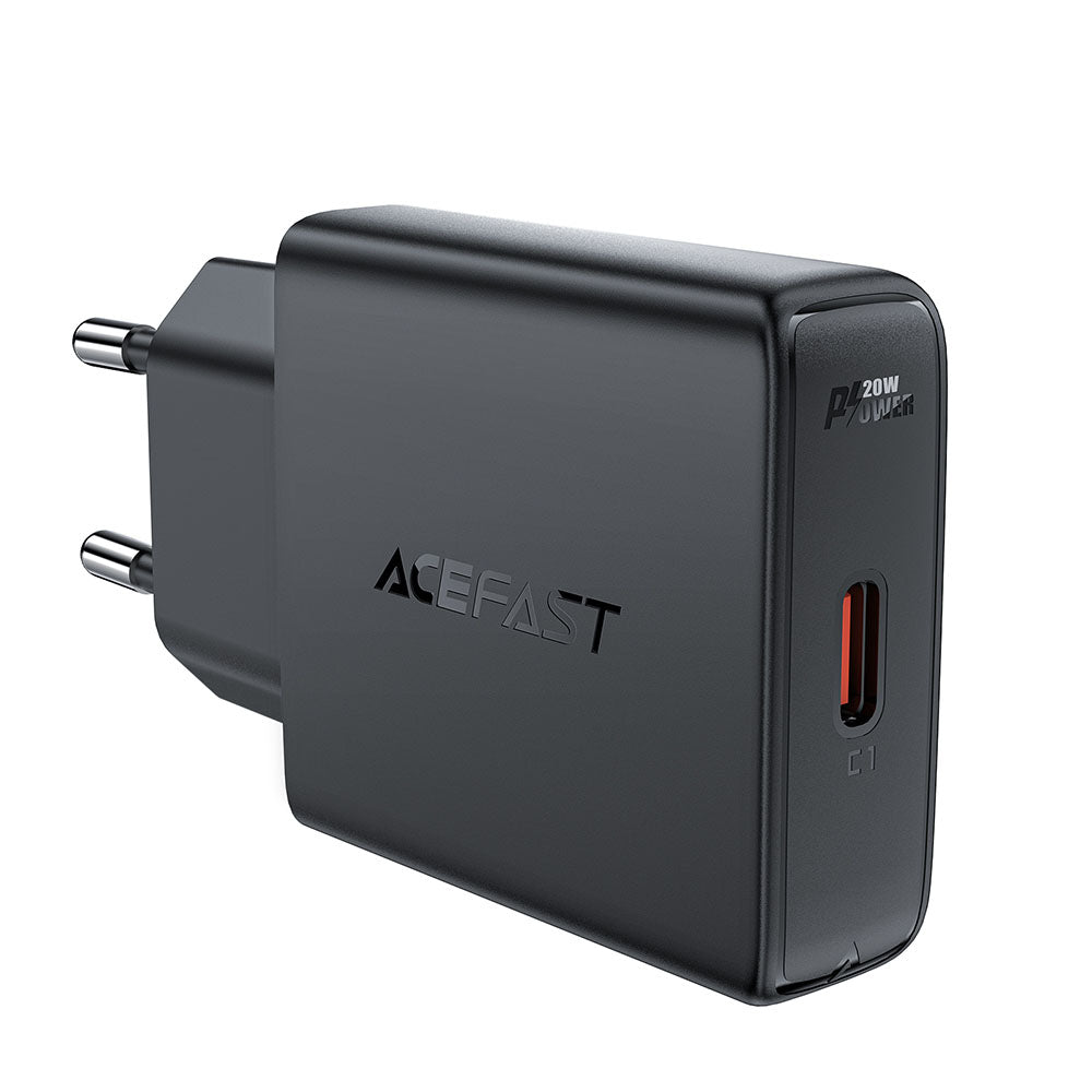 Netzladegerät Acefast A65, 20W, 3A, 1 x USB-C, Schwarz