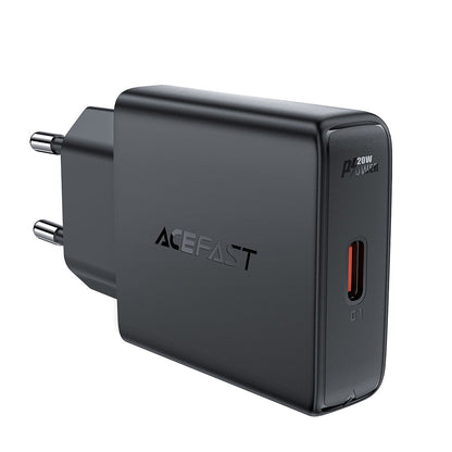 Netzladegerät Acefast A65, 20W, 3A, 1 x USB-C, Schwarz