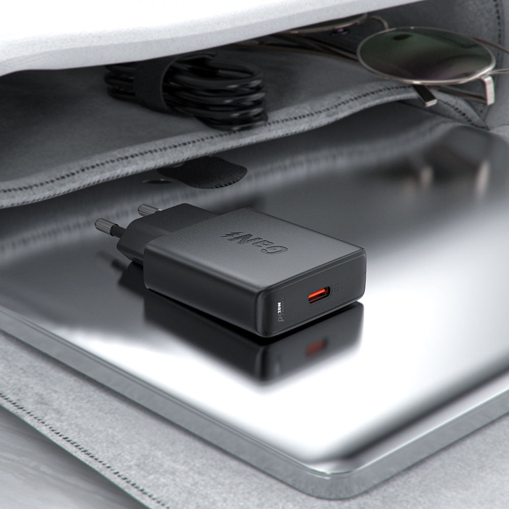 Netzladegerät Acefast A65, 20W, 3A, 1 x USB-C, Schwarz