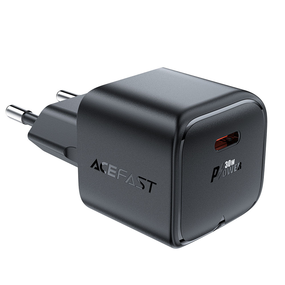 Chargeur Réseau Acefast A77, 30W, 3A, 1 x USB-C, Noir