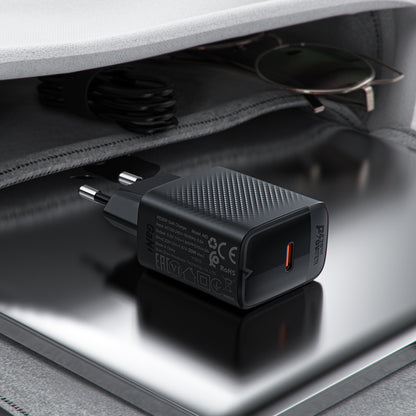 Chargeur réseau Acefast A82, 20W, 3A, 1 x USB-C, Noir