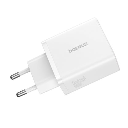 Baseus Cube Netzladegerät, 30W, 3A, 2 x USB-A - 1 x USB-C, Weiß P10111402213-00